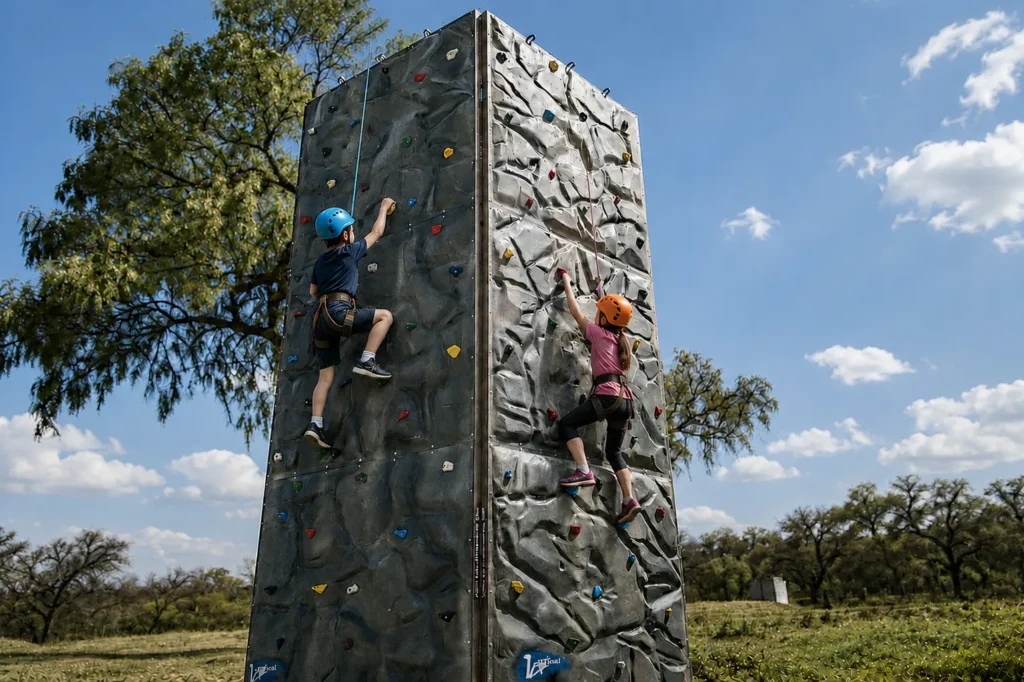 niños-escalando-muro